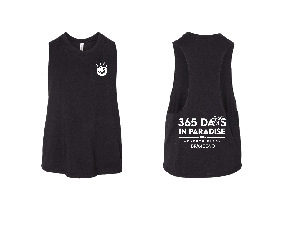 365 DAYS COLECCTION BLACK CROP TOP FOR WOMENS