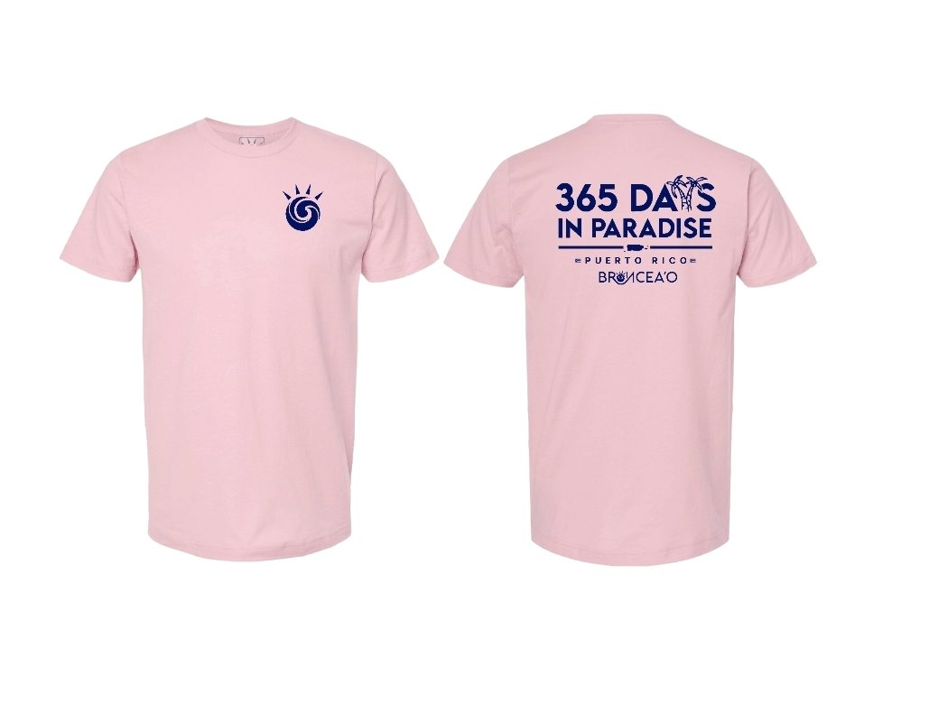 365 DAYS COLECCTION PINK T-SHIRT UNISEX